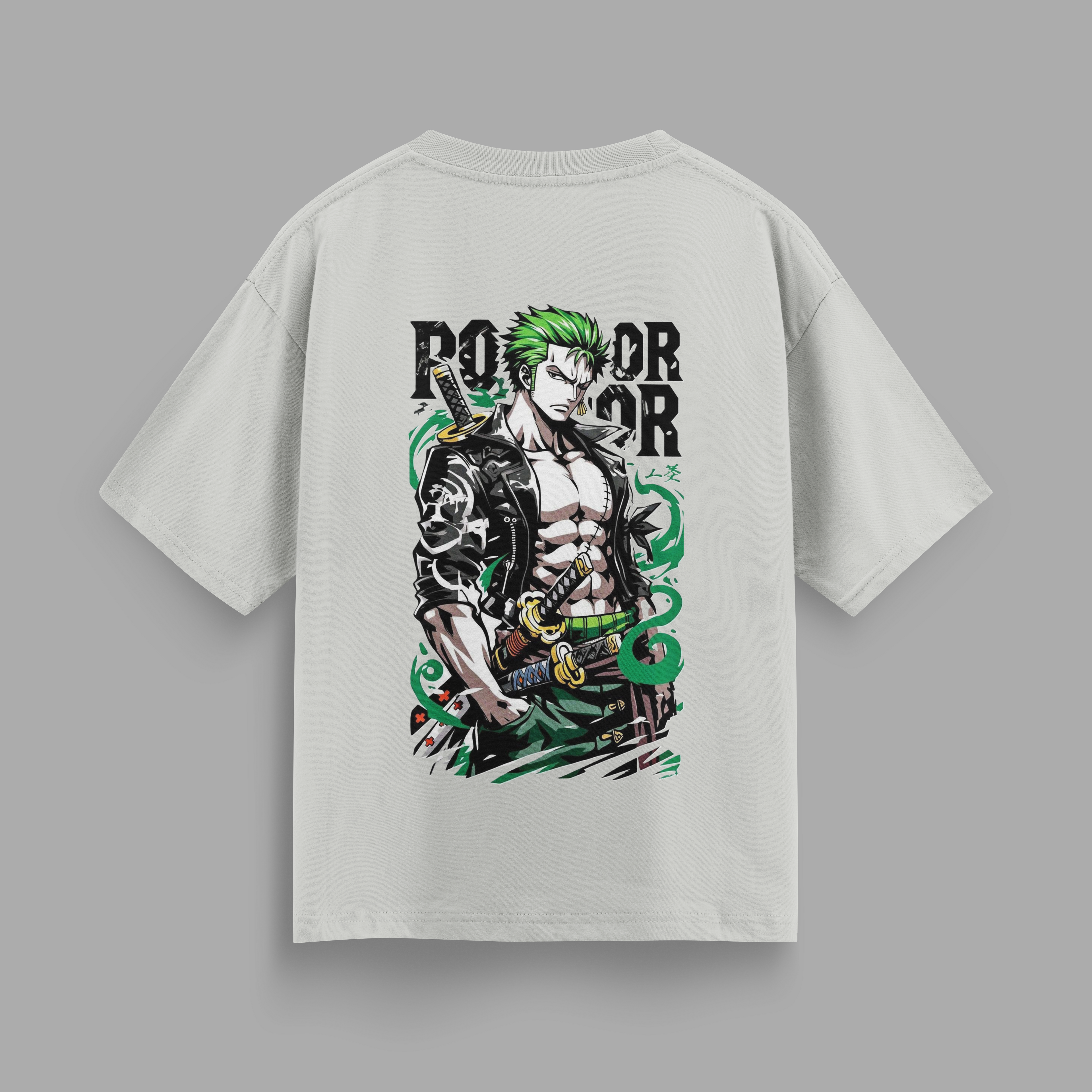 Men’s Oversized Cotton T-Shirt - Zoro