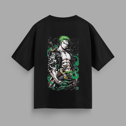 Men’s Oversized Cotton T-Shirt - Zoro